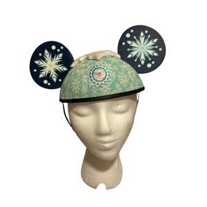 Disney Parks Frozen Anna Elsa 2 Sided Mickey Minnie Mouse Ears Adult Size Hat